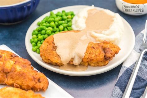 chicken fried chicken with country gravy.